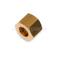 Nut G. 1/2F - Hole Ø 14.9mm - H. 17mm - Hex. 25mm For Welding End Cap Ø12mm