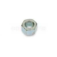 Chromed Hexagonal Nut M6 UNI 5588 10mm Hex × 5mm H