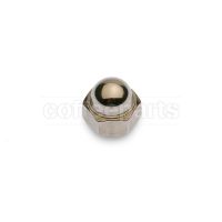 Chromed Blind Hexagonal Nut M6 Hex. 10mm H. 12mm