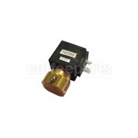 Solenoid Valve 2-Way 1/8"F×1/8"F Adjustable 220V 50-60Hz 14.5W Ø 2.5mm Viton