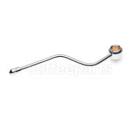 Chromed Steam Pipe Ø 8mm with Joint Connection Ø 16mm L. 220mm