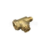 Steam/Water Valve Body with Joint Connection 3/8"M and Flare Fitting 1/4"M