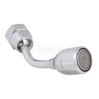 Chromed Water Pipe Assembly Ø 8mm — Nut 3/8F — L.90mm