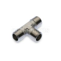 Nickel-plated Brass T Fitting G. 1/2M × 1/2M × 1/2M Hex. 21