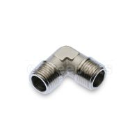 "L" Fitting G. 1/2M - 1/2M - Hex. 17mm Nickel-plated Brass