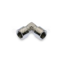 "L" Fitting G. 1/4F × 1/4F Hex. 13mm Nickel-plated Brass