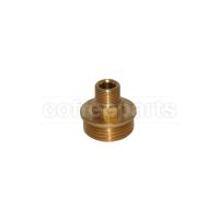 Brass Fitting G. 3/8" M × 1" M – Hex. 19mm