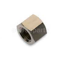 Cap G. 1/8F Nickel Plated Brass - Hex. 14mm, H. 10mm
