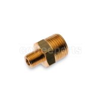Brass Fitting Ø 1/8" M - 3/8" M Hex 17mm