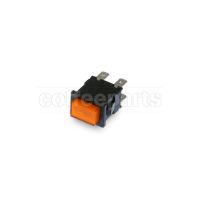 Orange Bipolar Switch 250V 16A — Hole 13×20mm