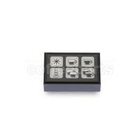 Touch Pad 6 Buttons Gicar 16 Pin (9.9.09.28G)