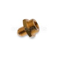 Water/Steam Tap Back Fitting 1/4" M to 1/2" M — Hex 26mm