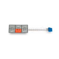 Keypad Membrane 6 Buttons 73×44mm Flat 6 Pin
