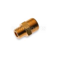 Brass Fitting 1/4" M × 3/8" M Hexagon 17mm