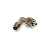 Curved Elbow Fitting 1/8" M×1/8" M