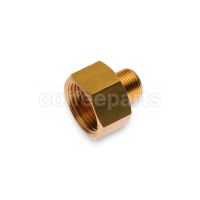 Brass Fitting 3/8" M × 3/4" F Hex 30mm