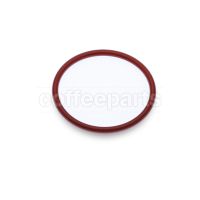 Red Silicone O-ring 0155 Ø 59.45×52.39×3.53mm