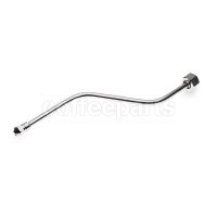 Chromed Steam Pipe Ø 8mm with 3/8" F Nut, 2225mm Length