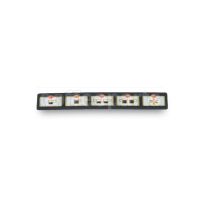 Push-button Panel Membrane – 5 Buttons, 5 LED