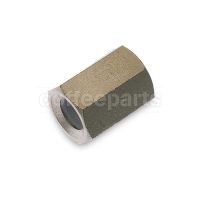 Chromed Steam Wand Fitting Ø 3/8" – Hex 22mm