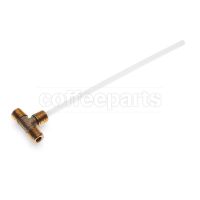 T-Shaped Teflon Injector Pipe Ø 6mm 1/4" BSP 170mm