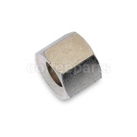 Nickel-plated Nut G. 3/4"F Water/Steam Tap Lever — Hex. 27mm, H. 22mm