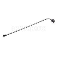 Chromed Steam Pipe Assembly Ø 8mm - Nut 3/8"F - L. 335mm