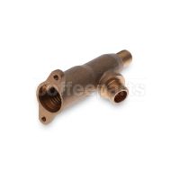 Water/Steam Valve Body 1/4"M–3/8"M 120°