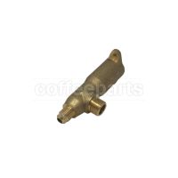 Water/Steam Valve Body 1/4" M Folder Connection with 3/8" M 90° Steam Pipe Connection