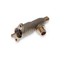 Water/Steam Valve Ø 1/4" Flat – 3/8" M Connection at 120°