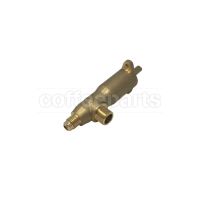 Water/Steam Valve 1/4 Conical with 3/8M 90° Pipe Connection