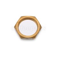 Brass Ring Nut M26×1.5 — Hex. 32mm, H. 5.5mm