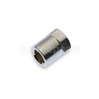 Chromed Wand Nut G. 3/8"F — Hex. 21mm