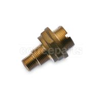 Water/Steam Tap Back Fitting - Hex. 27mm