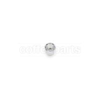 Chromed Female Steam Nozzle M6 with 3 Holes Ø 1.1mm