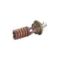 Heating Element 230V 1800W with 1¼" Thread and 90° Faston Poles — 105mm Length