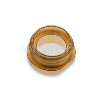 Brass Ferrule for Water/Steam Tap Rod Ø 12.5/10mm H. 8.5mm Hex. 16mm