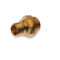 Water/Steam Tap Upper Fitting G. 3/8M×1/2M Hex. 20mm