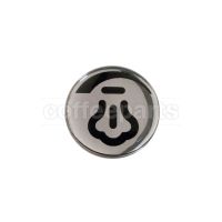 Adhesive Serigraph "Steam" Tap Knob Ø 24mm
