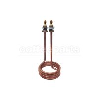 Heating Element 2700W 230V with 2 Faston Poles 90° Ø 105mm