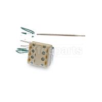 Universal Three-phase Safety Thermostat 169°C Manual Reset 6 Contacts Bulb Ø 4×130mm
