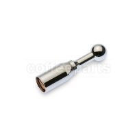 Chromed Water Pipe Ø 8mm L. 155mm with 3/8" Connection