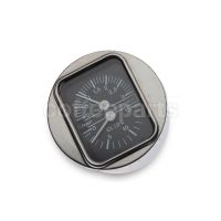 Double Scale Pressure Gauge 0-3/0-15 Bar Ø 63mm 1/8" M Flat Connection