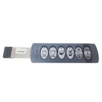 Touch Pad Membrane 6 Buttons with Tea/Cappuccino Program – 6 LED – 8+8 Pin