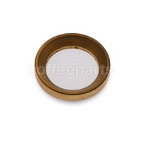 Sight Level Glass Brass Gasketholder Ø 18.5×13×3mm