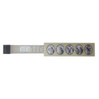 Vertical Touch Pad Membrane 5 Buttons – 7 Pin