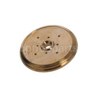 Brass Showerhead Holder Diffuser Ø 57.5mm × 7mm — Hole Ø 6.4mm
