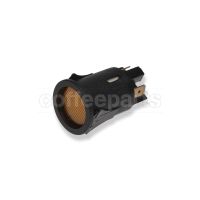 Orange Bipolar Switch 16A 250V with Indicator Lamp Ø 25mm