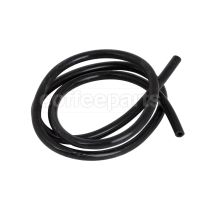 Black silicone tube, 4x8mm