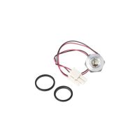 White LED 16mm with connector + kit washer